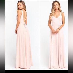Pink maxi dress